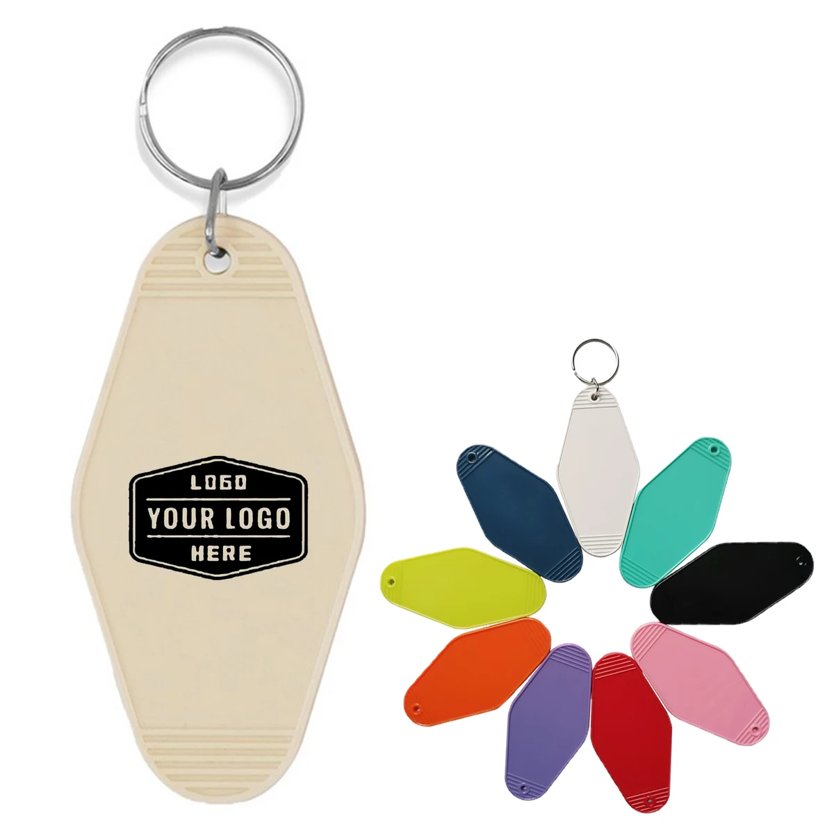 Custom Vintage Motel Keychain 1