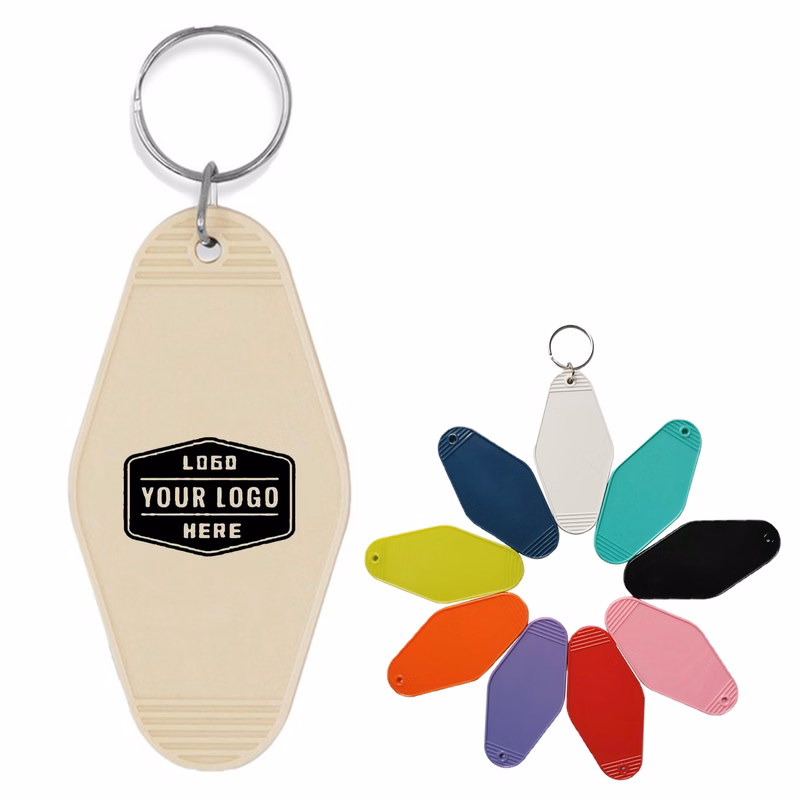 Custom Vintage Motel Keychain