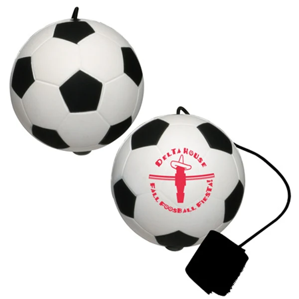 Soccer Ball Stress Reliever Yo-Yo Bungee 1