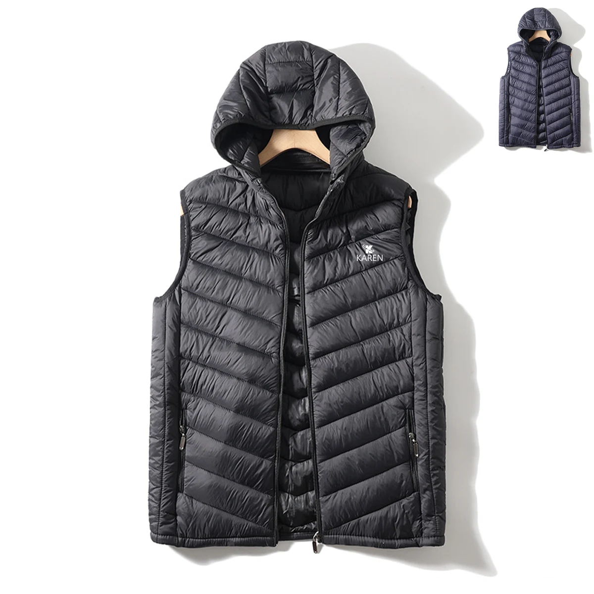Lightweight Winter Puffer Vest 1