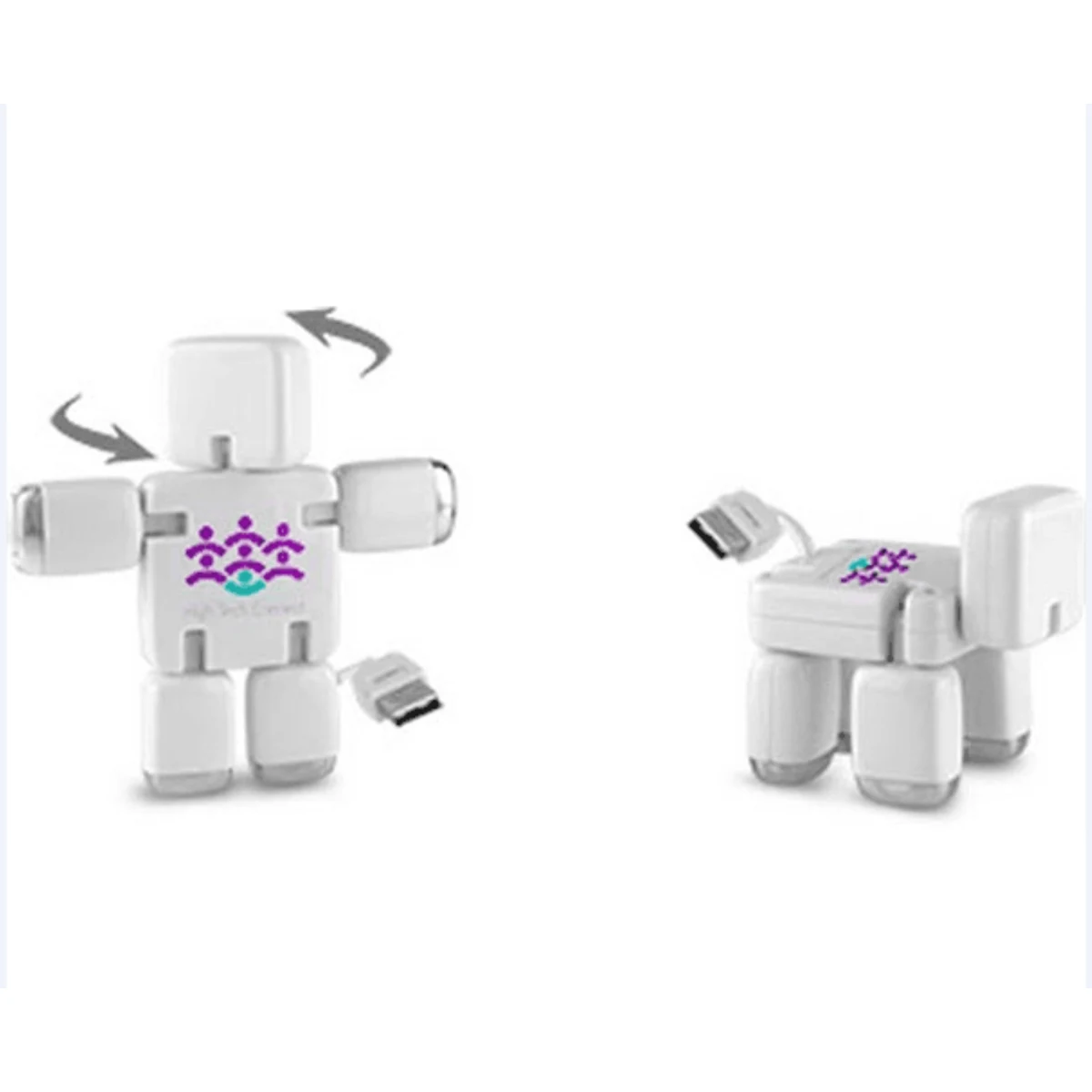 4 Port Robot Man Shape Human Hub 1