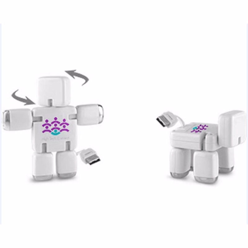 4 Port Robot Man Shape Human Hub