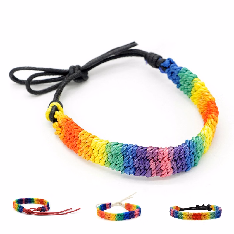Rainbow Bracelet-Gay & Lesbian Lgbt Pride Bracelets