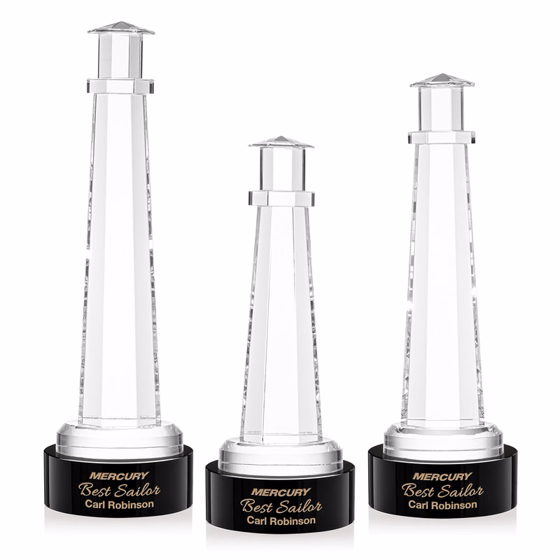 Lighthouse Award on Stanrich Base - Black