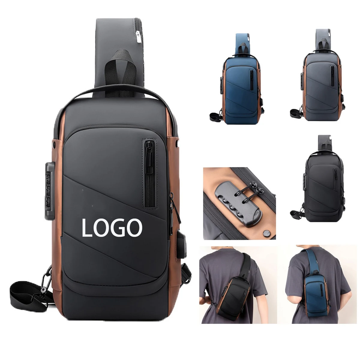 USB Anti-Theft Chest Bag 1