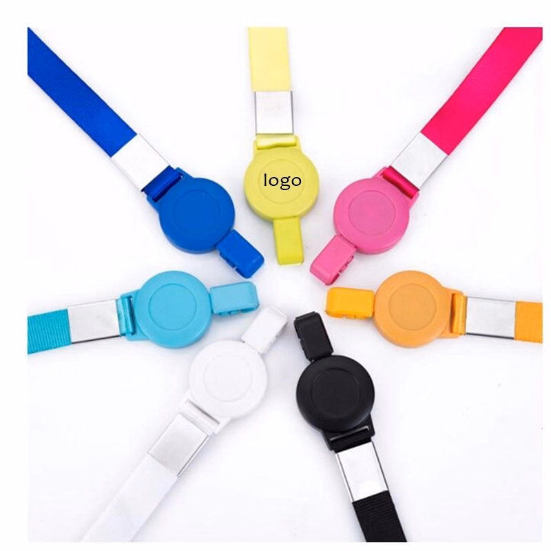 ID Card Lanyard Reel Clip