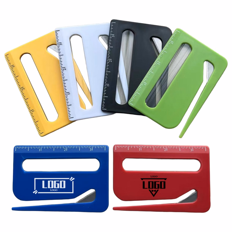 Letter Opener with Concealed Blade and Built-In Magnifier