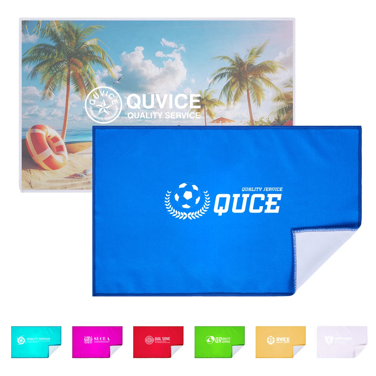 250GSM Dye Sublimated Microfiber Rally Towel 1
