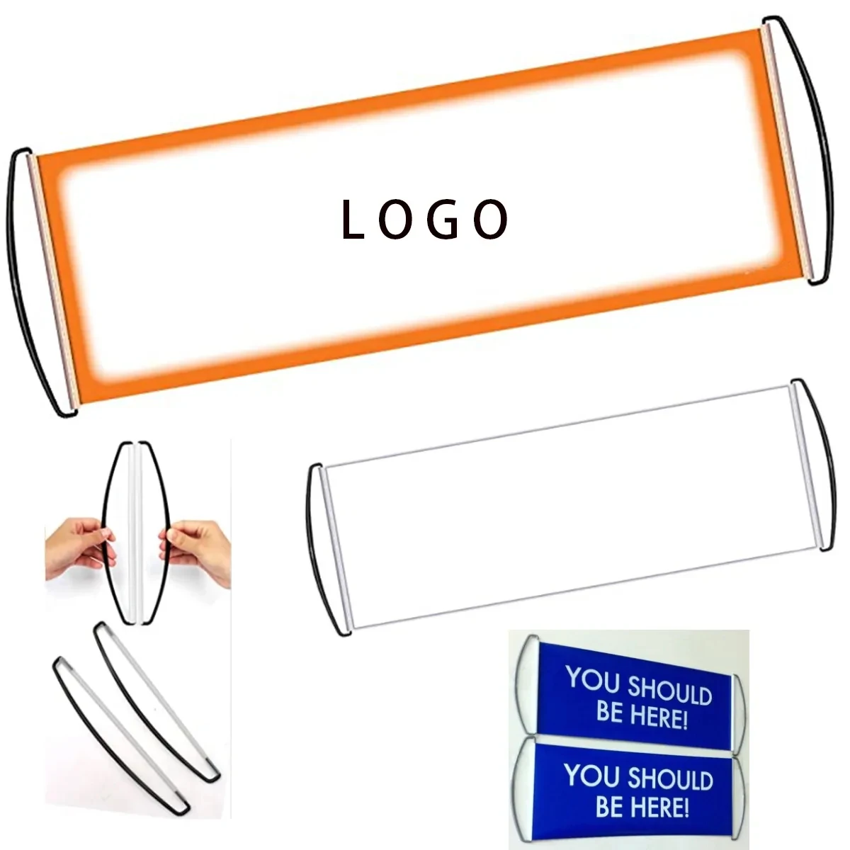 Portable Retractable Hand Banner 1