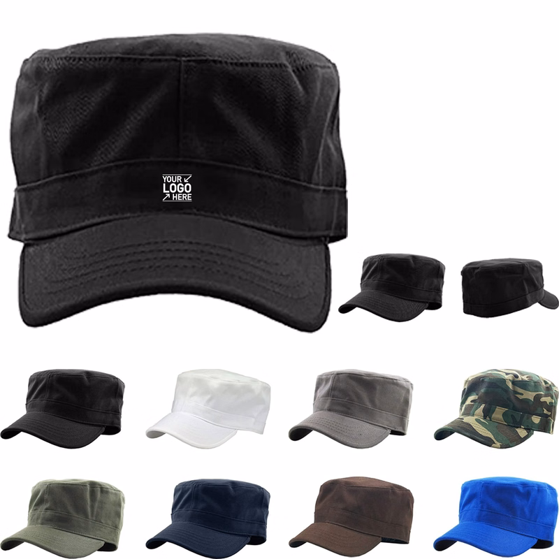 Unisex Flat Adjustable Cap