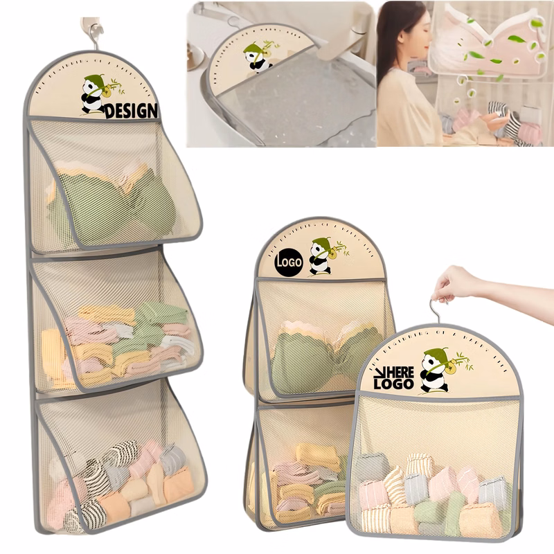 Multifunctional Mesh Hanging Storage Organizer For Underwear