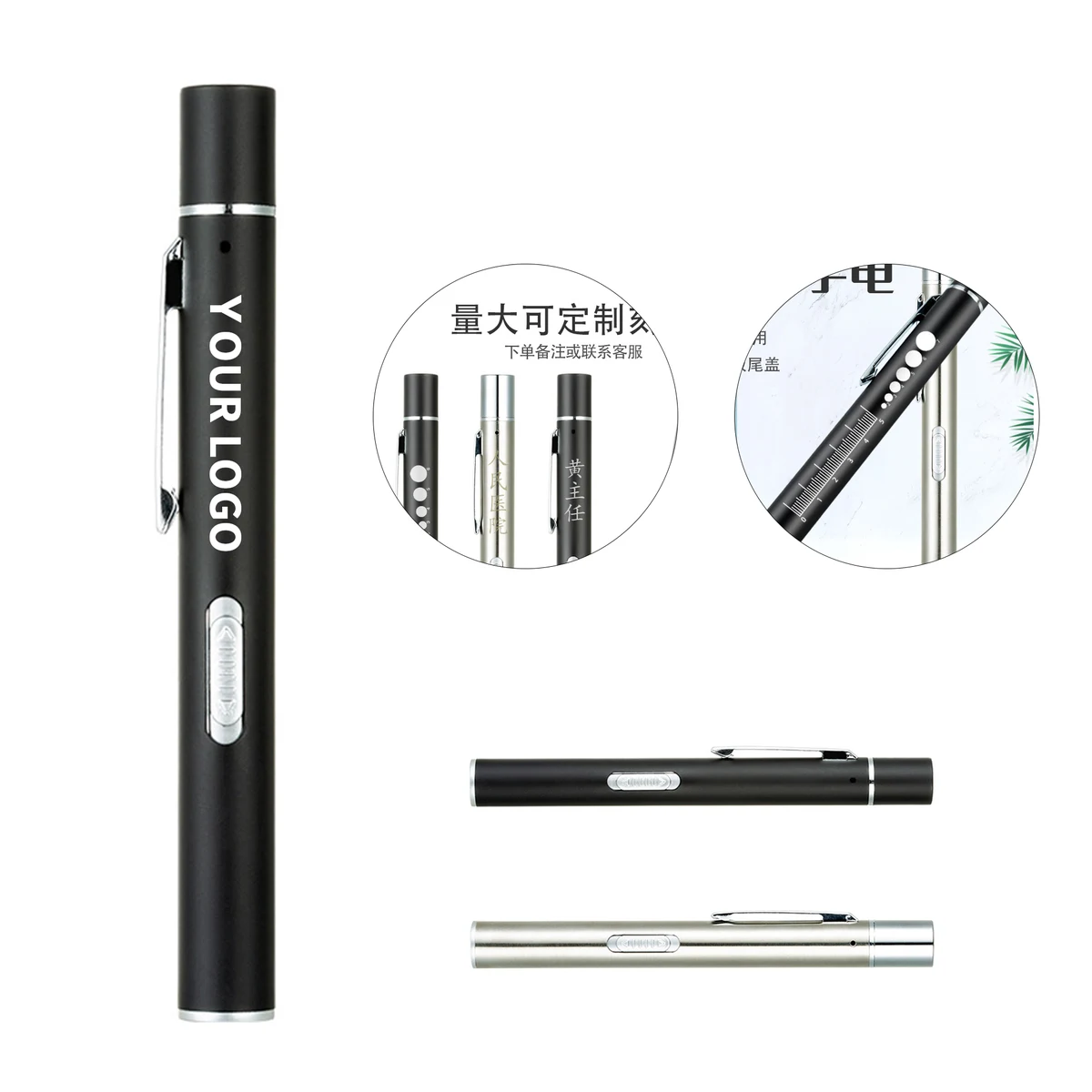 Stainless Steel Penlight With USB Charge 1