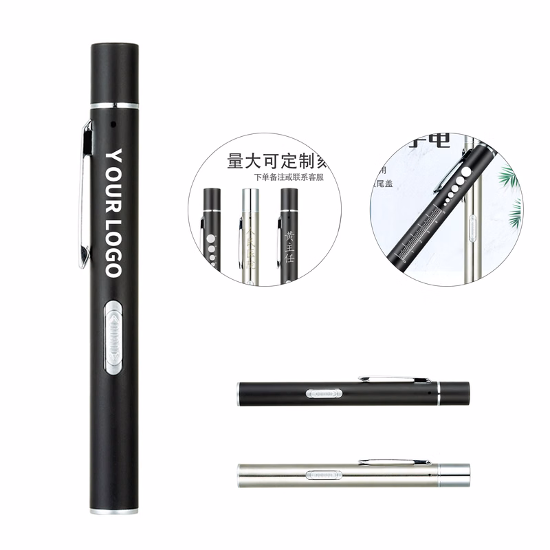 Stainless Steel Penlight With USB Charge