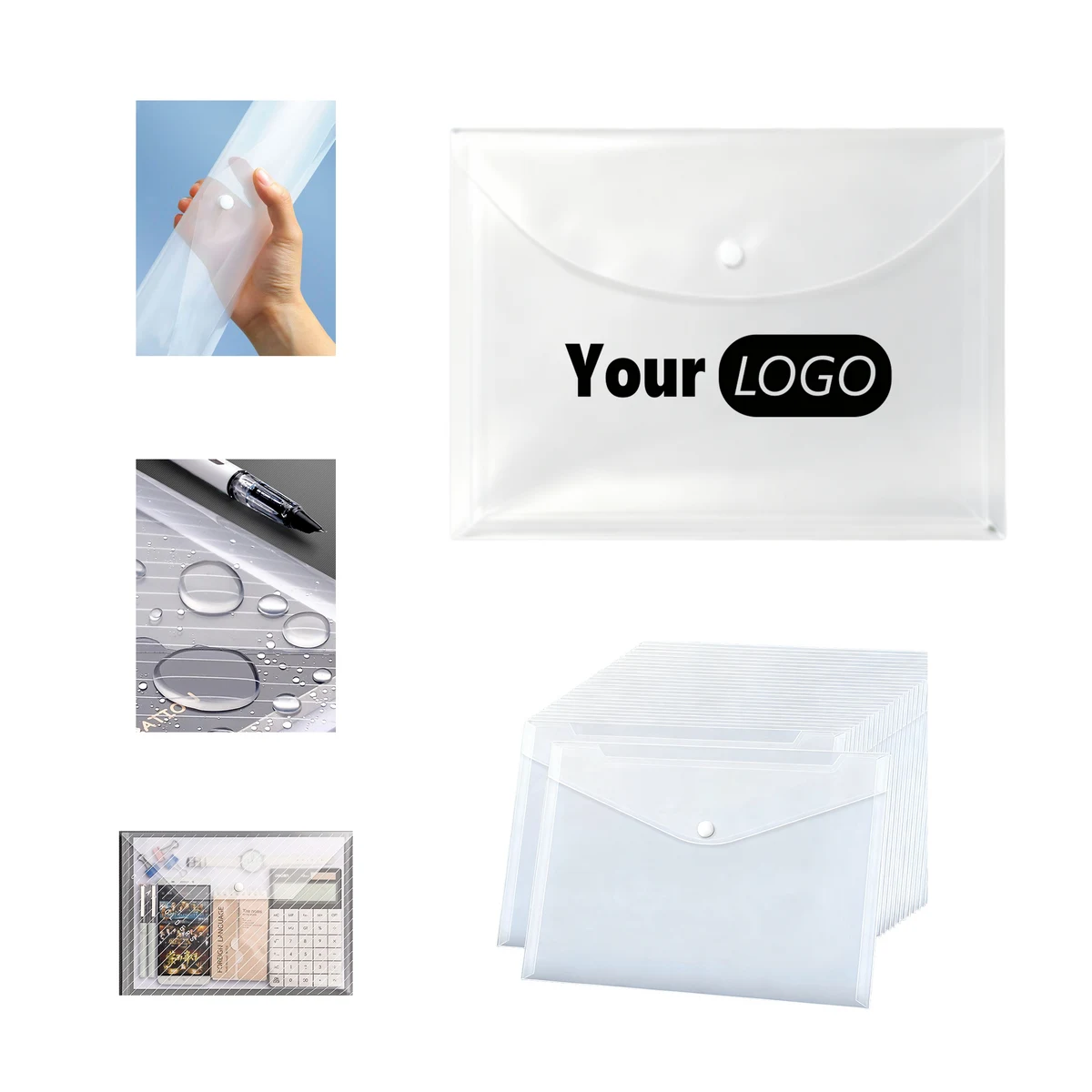 Heavy-Duty Snap Button Document Folder 1