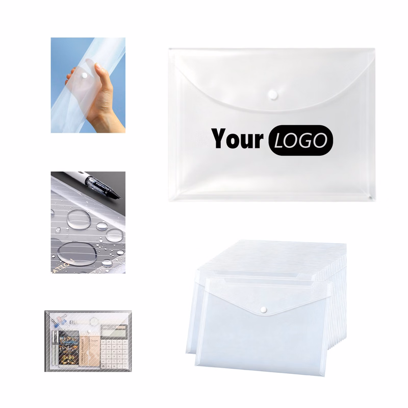 Heavy-Duty Snap Button Document Folder