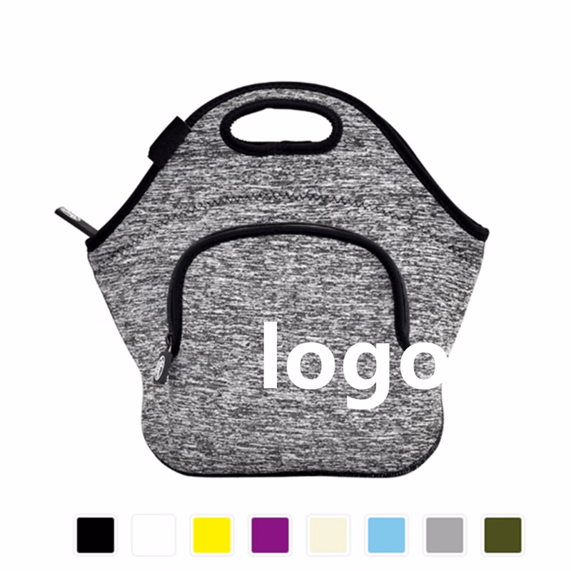 Thick Neoprene Lunch Bag With Extra Pocket