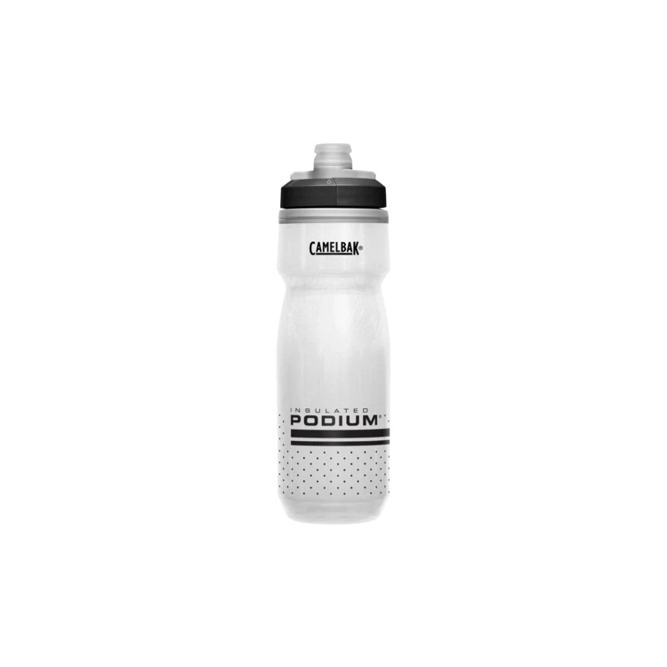 CamelBak Podium Chill 21oz Bike Bottle - White/Black 1