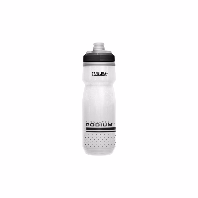 CamelBak Podium Chill 21oz Bike Bottle - White/Black