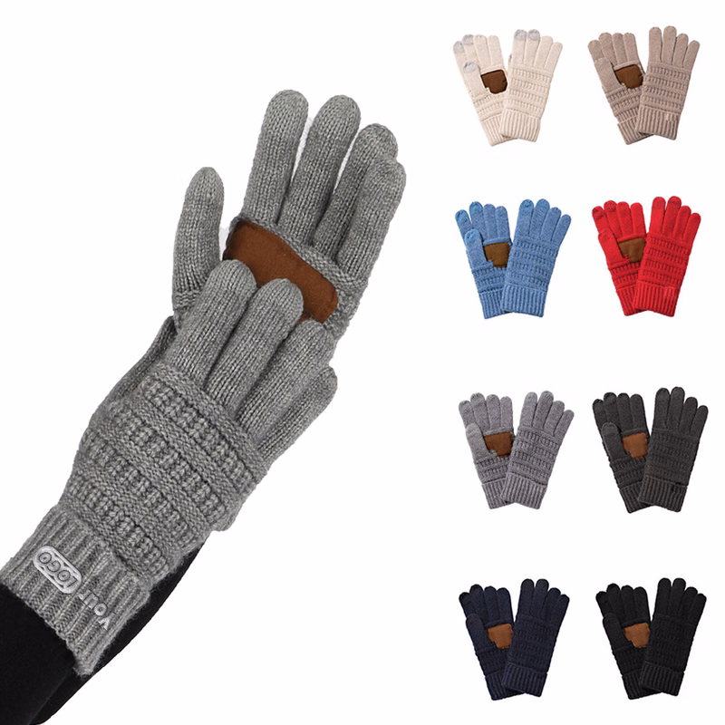Outdoor Non-Slip Knitted Gloves