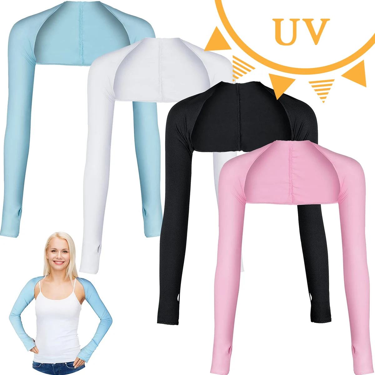 Cooling Shawl Arm Sleeves Sun Protection 1