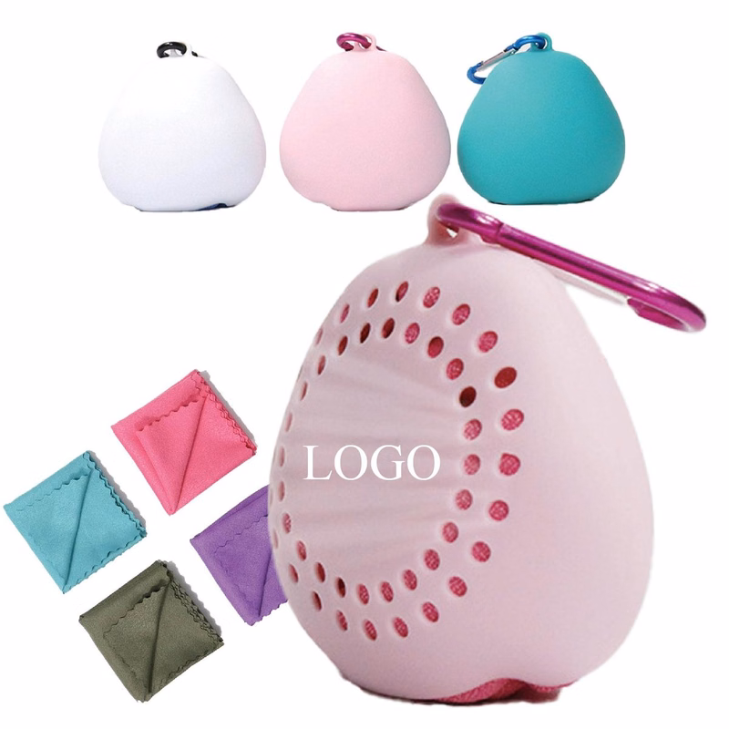 Microfiber Travel Towel (with Silicone Storage Case)