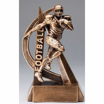 6-1/2" Ultra Action Football Player Sports Resin