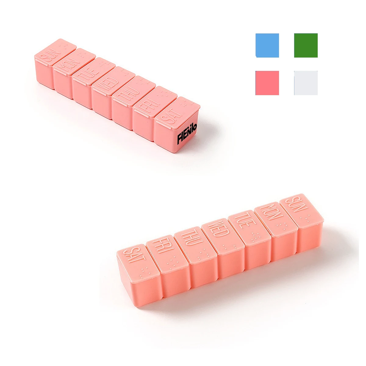Moq25 Pp Material Braille 7 Day Pill Box 1