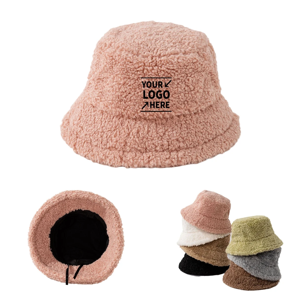 Warm Fleece Winter Bucket Hat 1
