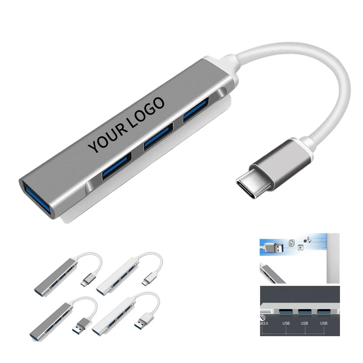 USB Hub with 4 Ports for Reliable Connectivity 1