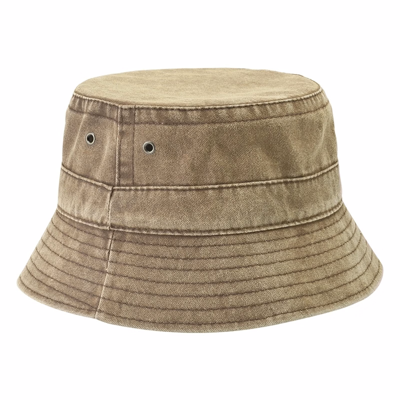 Aging Treatment Cotton Bucket Hat