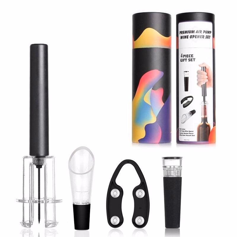 4-in-1 Air Pump Wine Opener Set