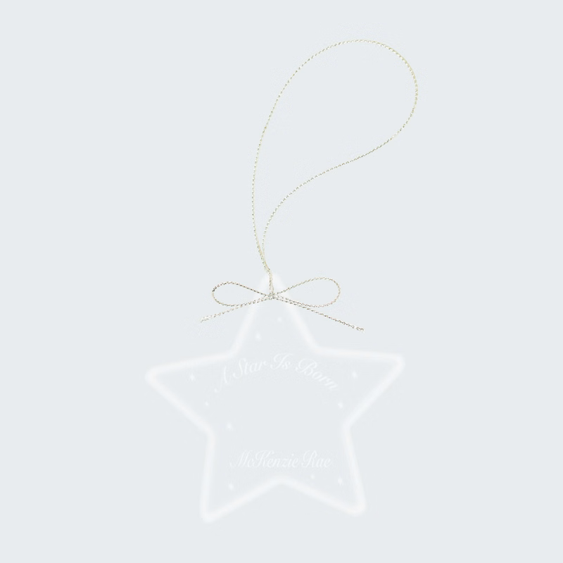 3" Crystal Star Ornament