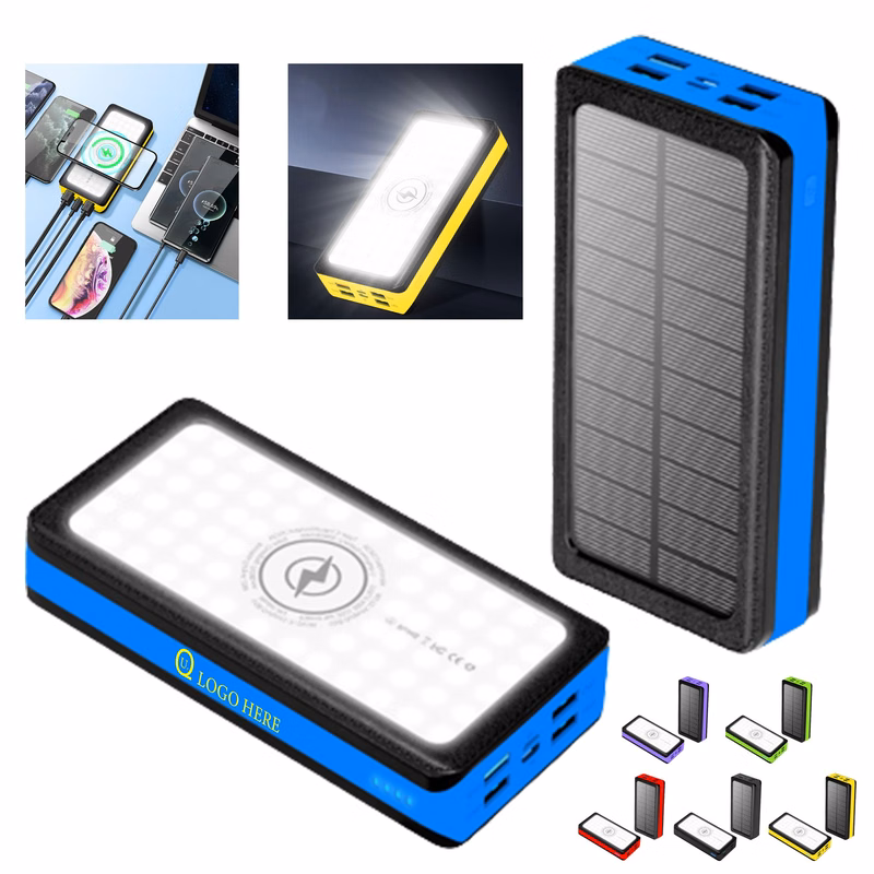 3000Mah Solar Power Bank Flashlight