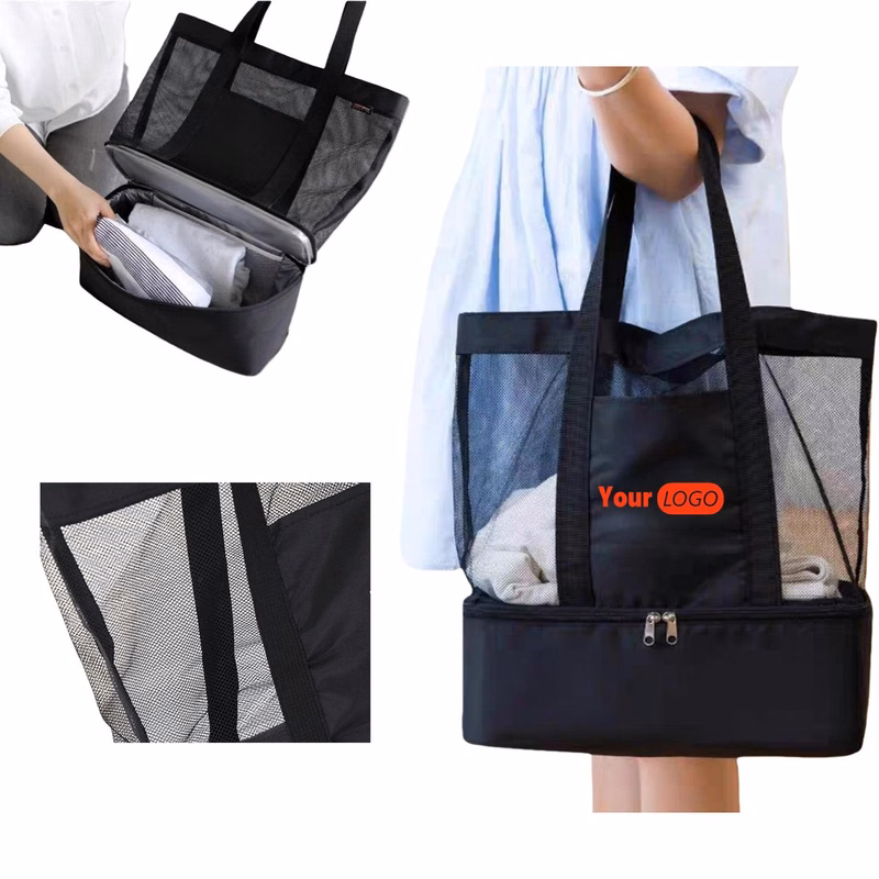 Waterproof Separation Mesh Beach Bag