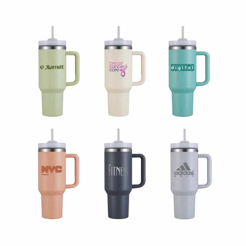 40oz Performance Stainless Mug with Straw