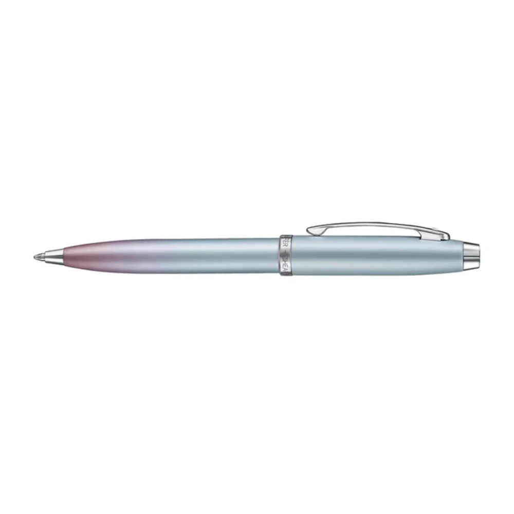 SHEAFFER® Executive Gift Set 100 9376 Blue and Pink Pearlised Gradient Ballpoint Pen with Small Notebook 1