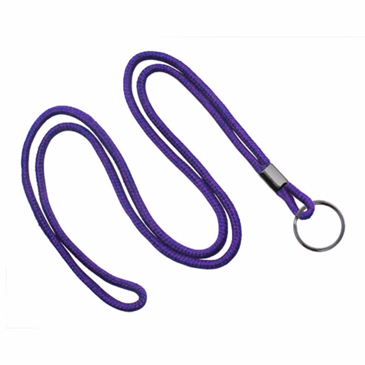 1/8" Blank Rope Lanyard with Split Ring