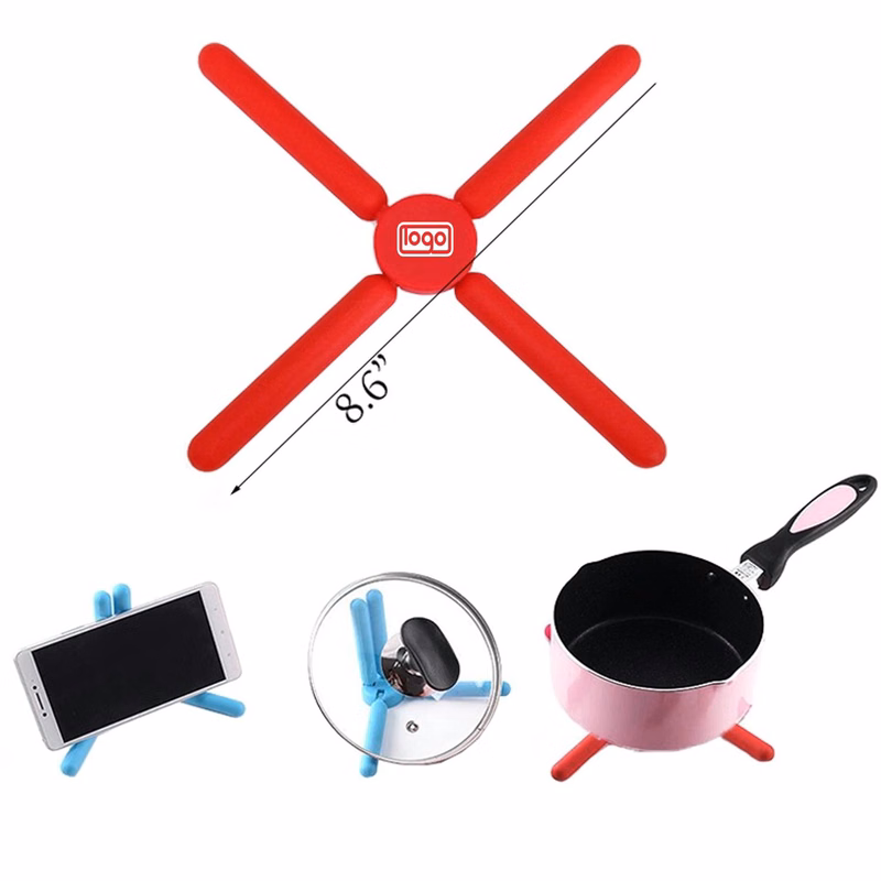 Non-slip Foldable Silicone Trivets Pot Holder