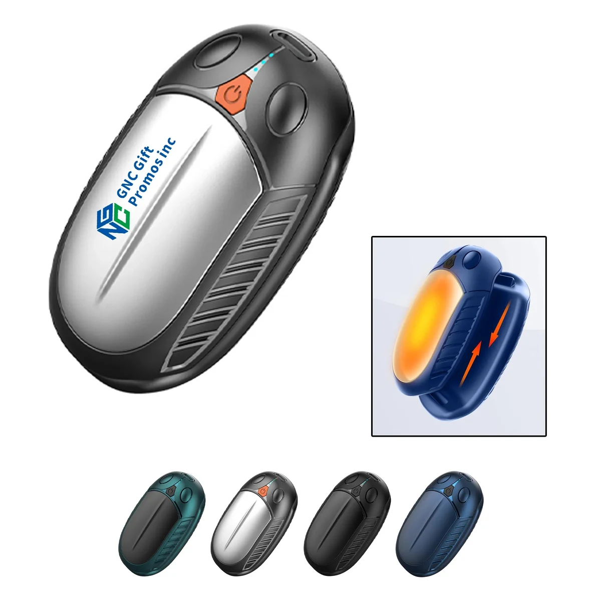 Power Bank Hand Warmer 2 in 1 Heater 5.1"x3.7"x0.9" 1