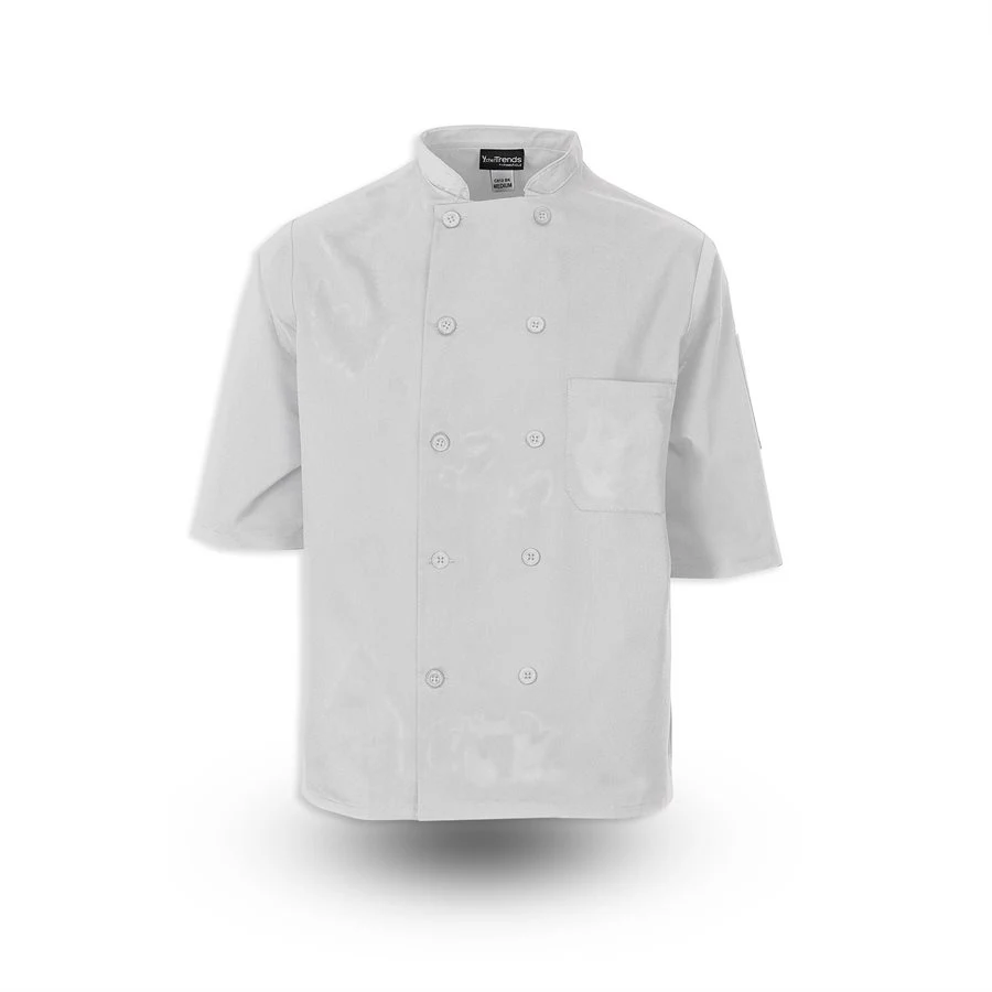 Ten Button Chef Coat - Short Sleeve 1