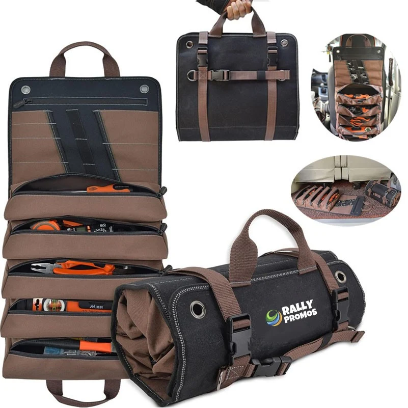 15-Pocket Roll Up Tool Bag Storage Organizer 1
