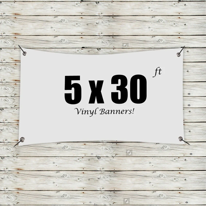 Custom 5' x 30' Vinyl Banners 1