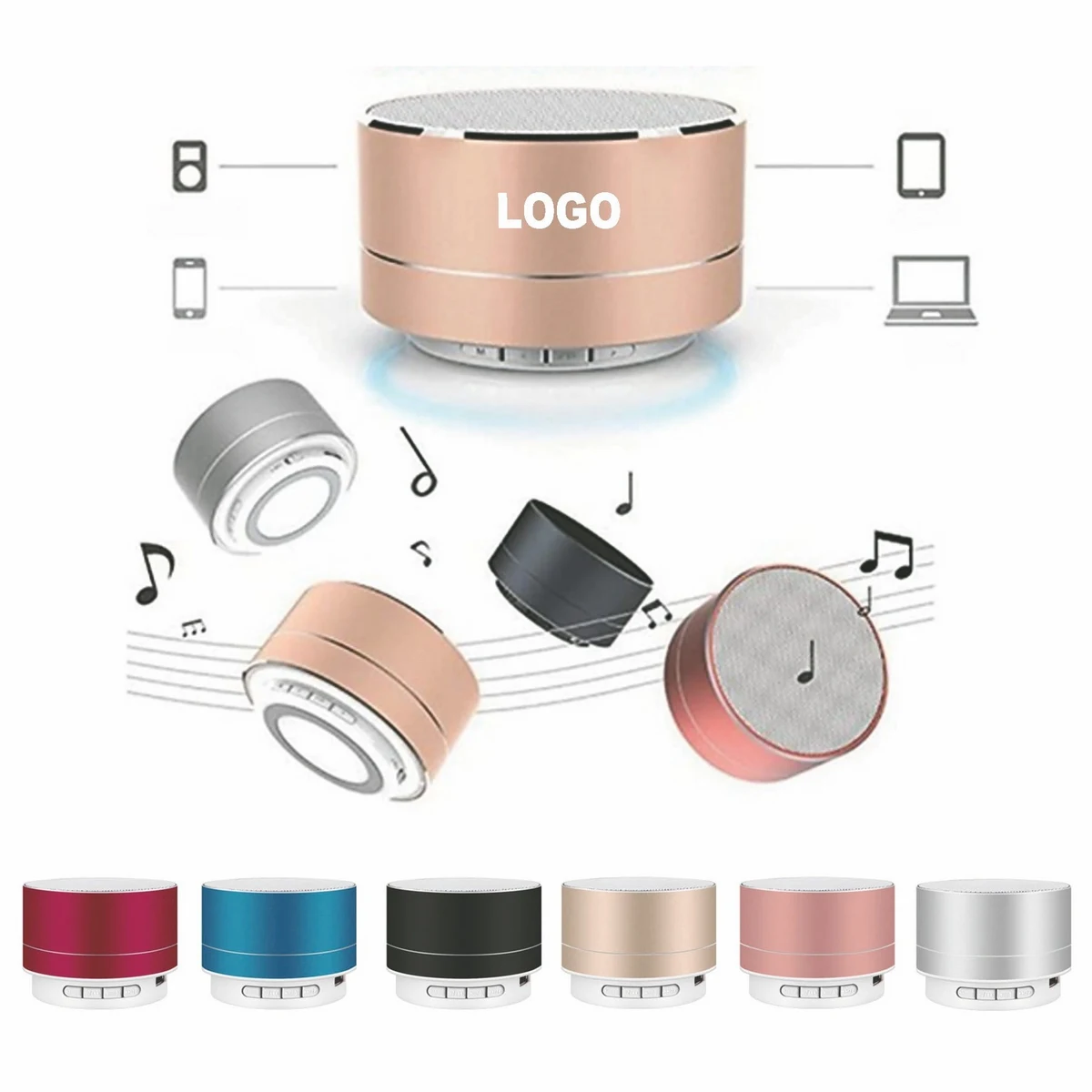 Mini Aluminum Portable Bluetooth Speaker 1
