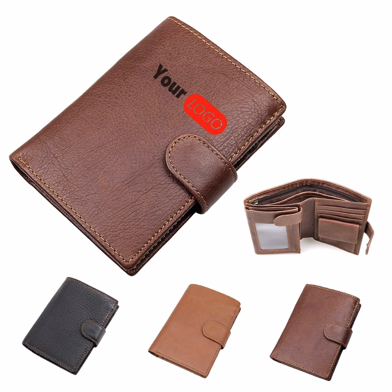 Leather RFID Blocking Trifold Wallet