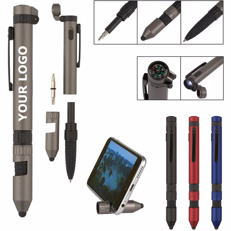 6 In 1 Multi Function Tool Pen