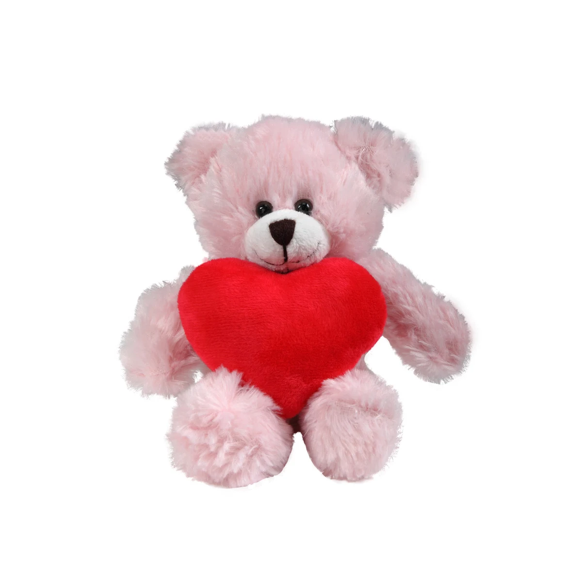 soft plush Pink Bear with heart 1