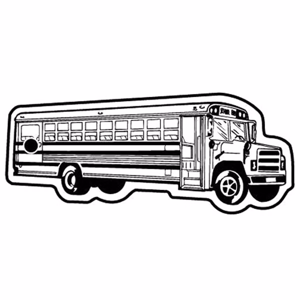 School Bus 1 Key Tag (Spot Color)