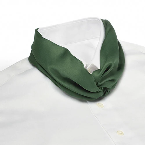 Kelly Green Banded Knot Scarf 1