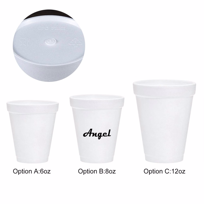 6/8/12oz Disposable Foam Cup