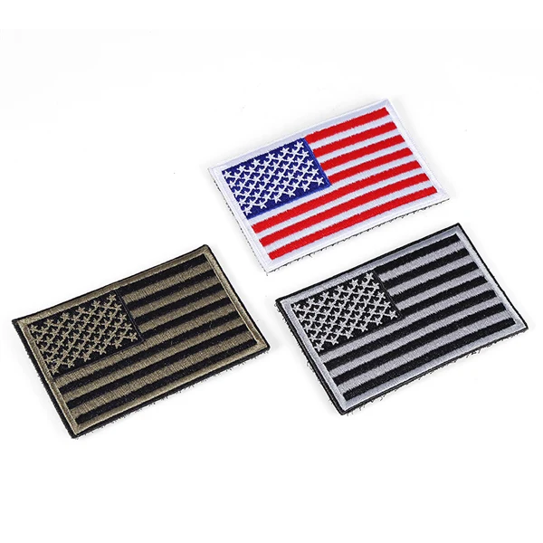 American Flag Embroidered Patch 1